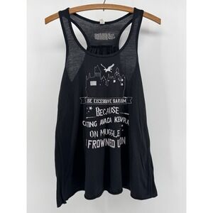 Harry Potter Shirt Women's Tank Top Avada Kedavra on Muggles Size Large